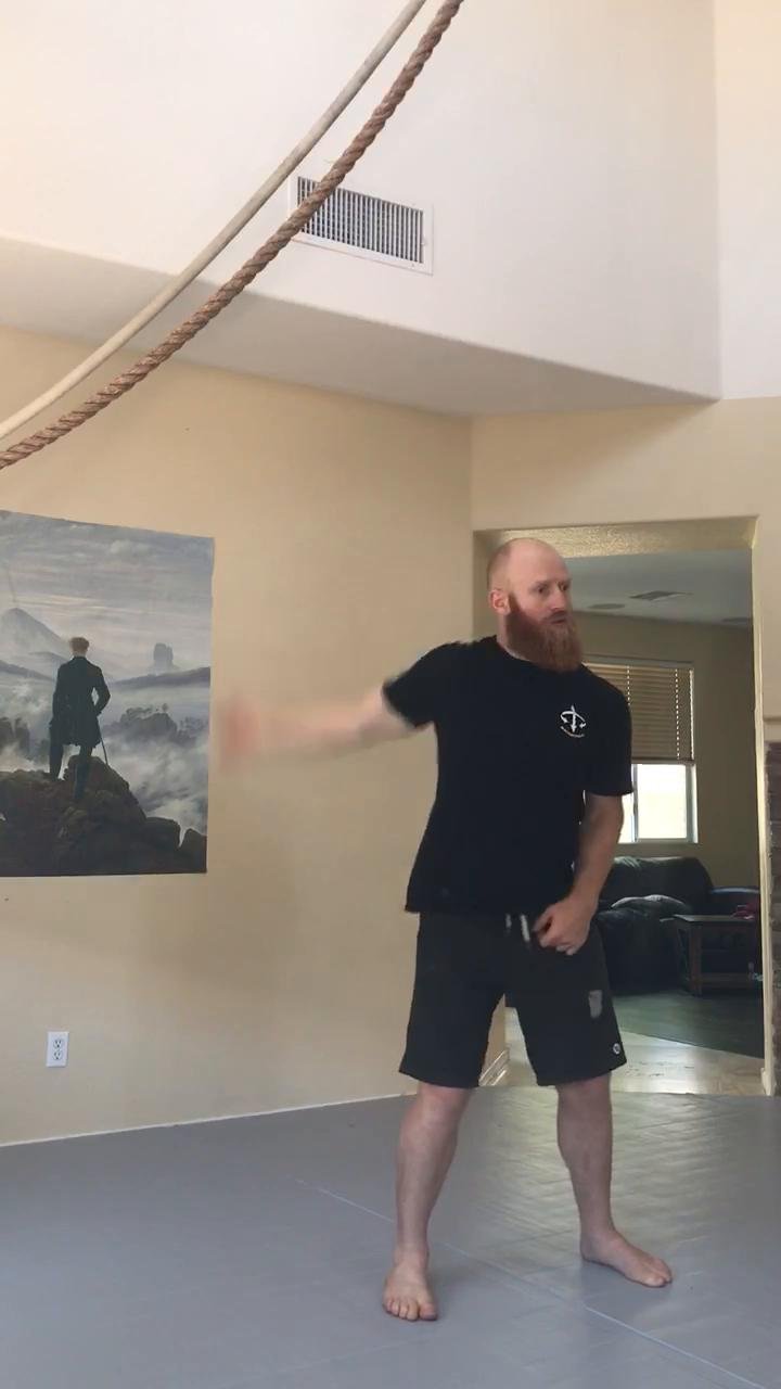 Arm swings for loose shoulders
