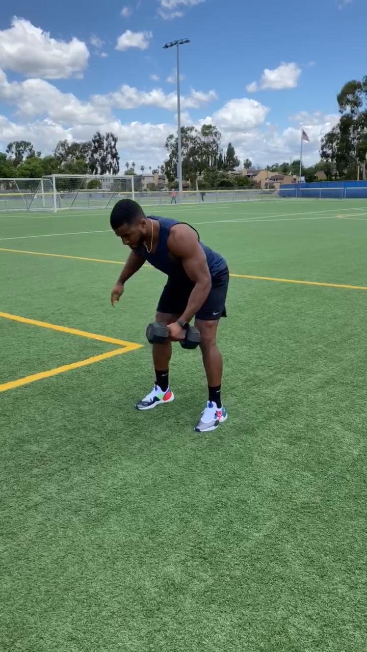 500 rep 1 dumbbell workout