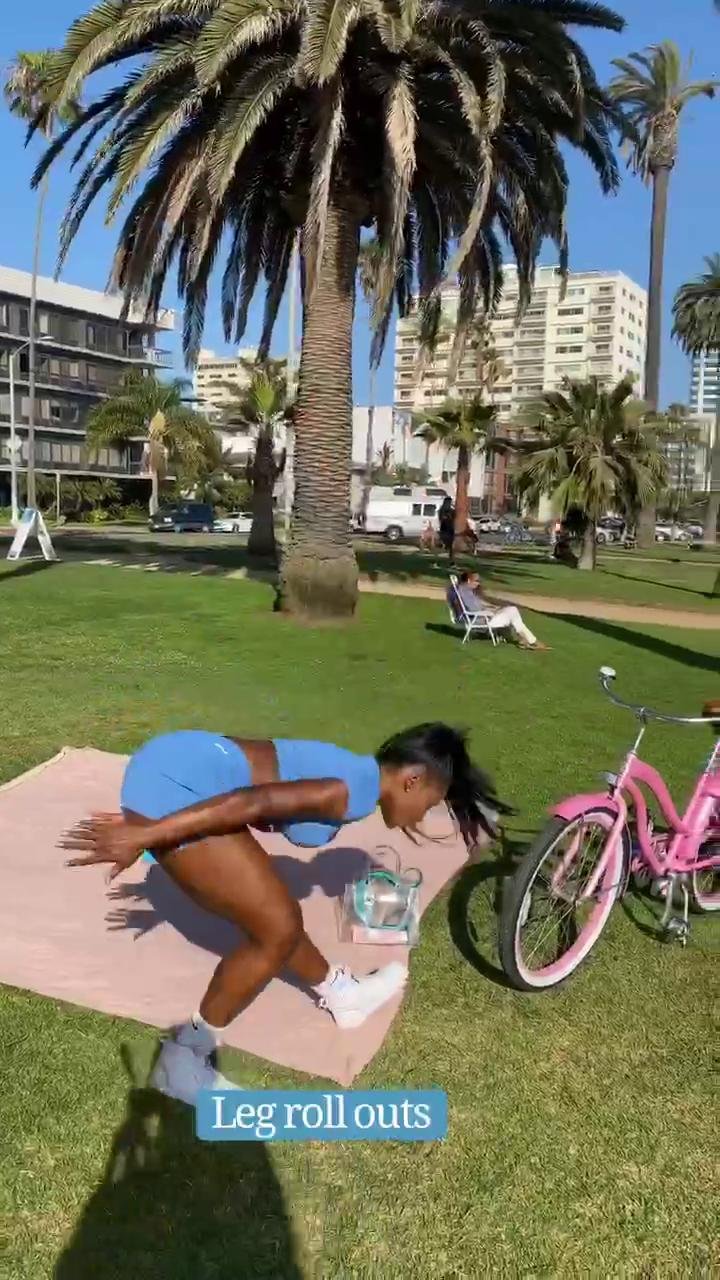DYNAMIC WARM UP STRETCH 💪🏾💦(Jump rope optional).