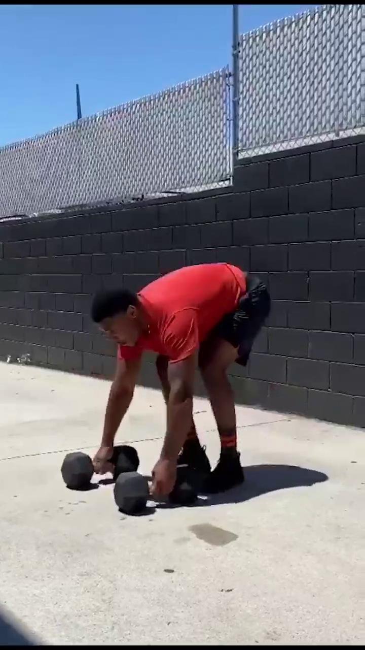Full-body: Dumbbell, barbell, med-ball