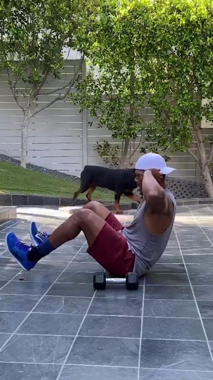 Core: Bands & dumbbells
