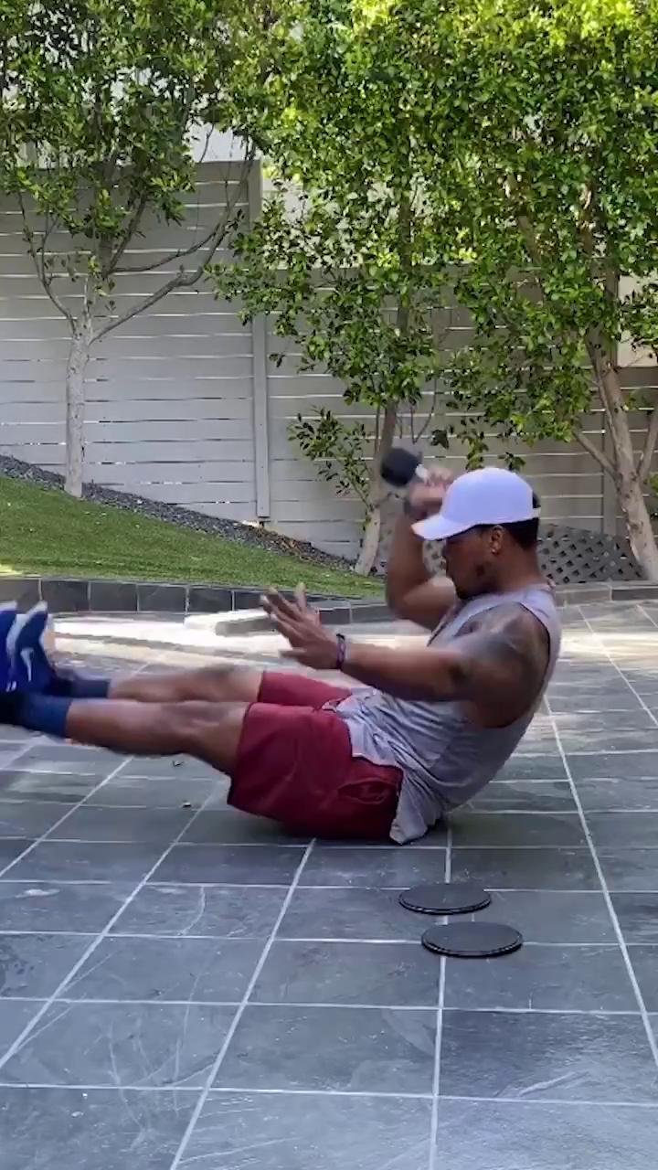 Core: Bands & dumbbells