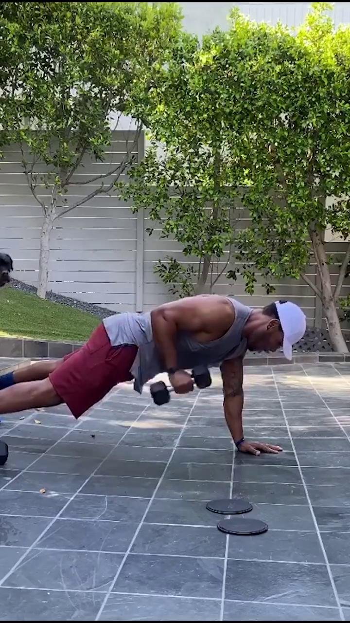 Core: Bands & dumbbells