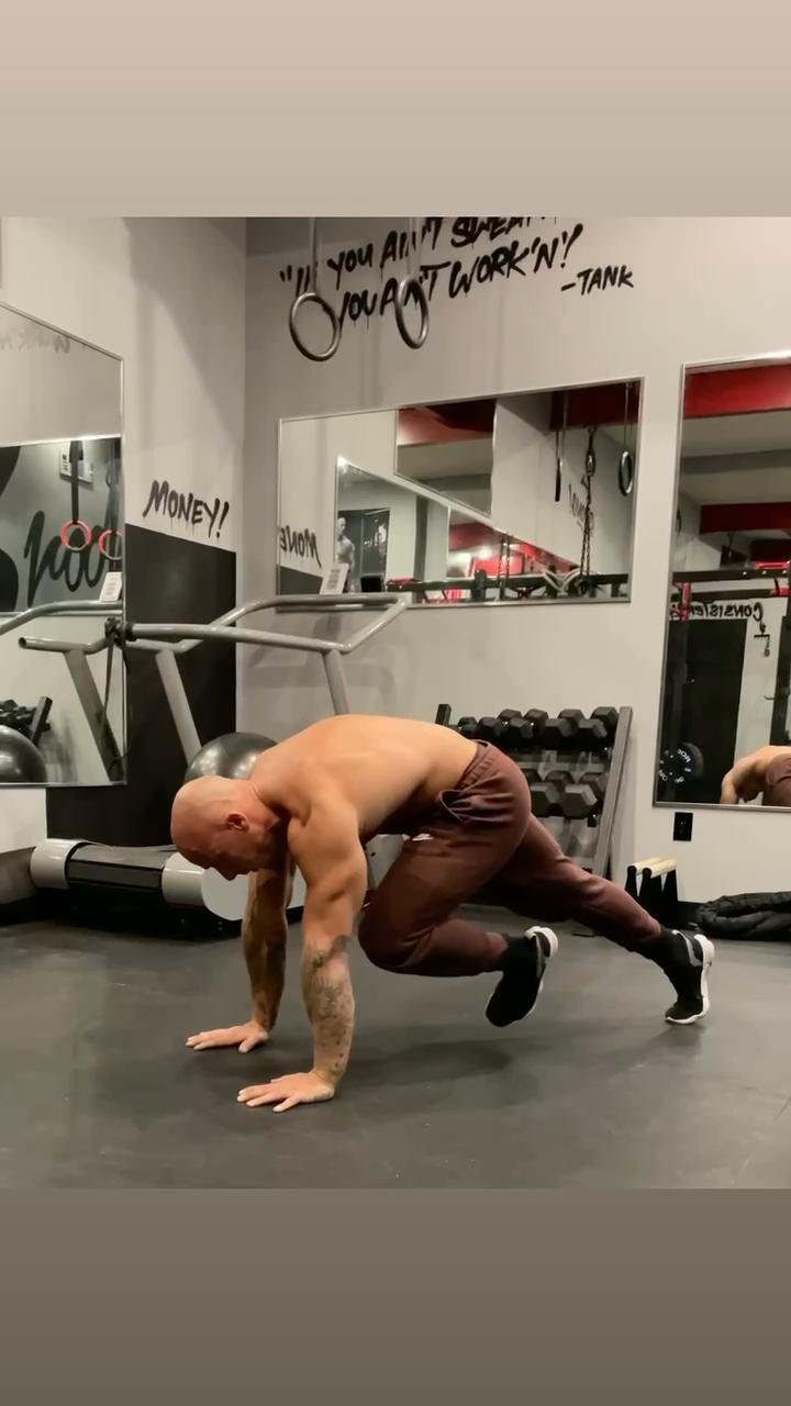 Pull and push workout.
