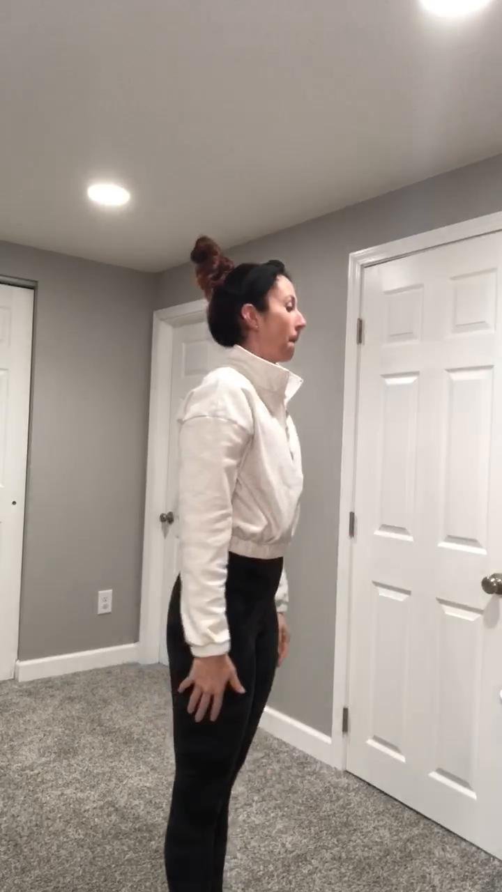 Static upper body stretching