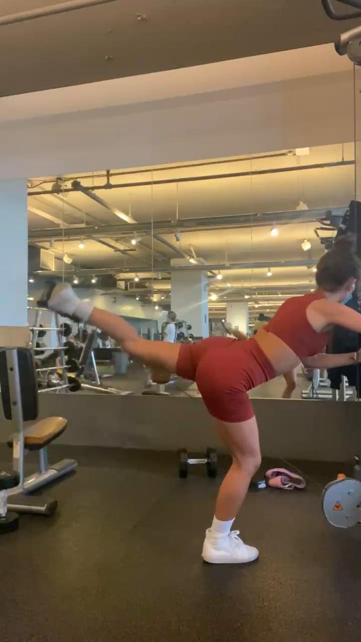 Upper booty gym workout