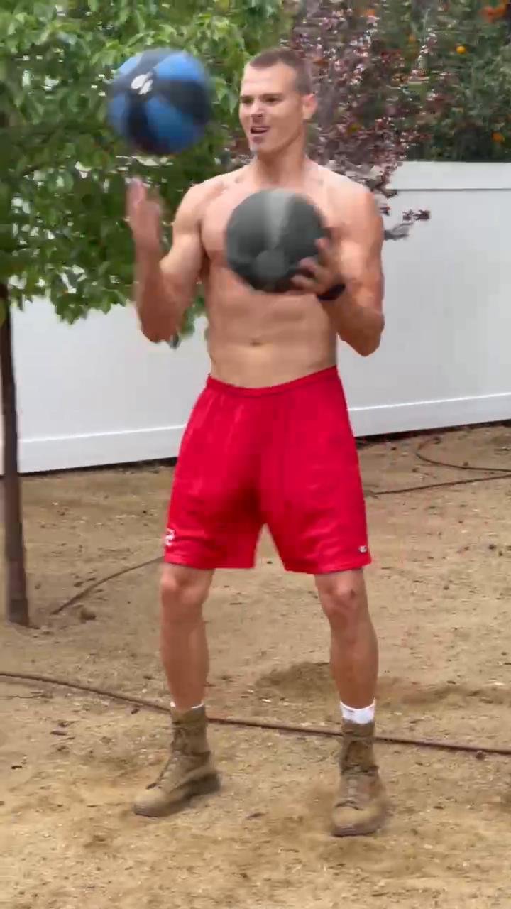 At Home Medicine Ball Pump