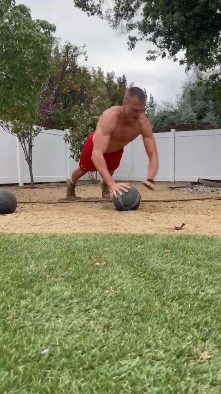 At Home Medicine Ball Pump