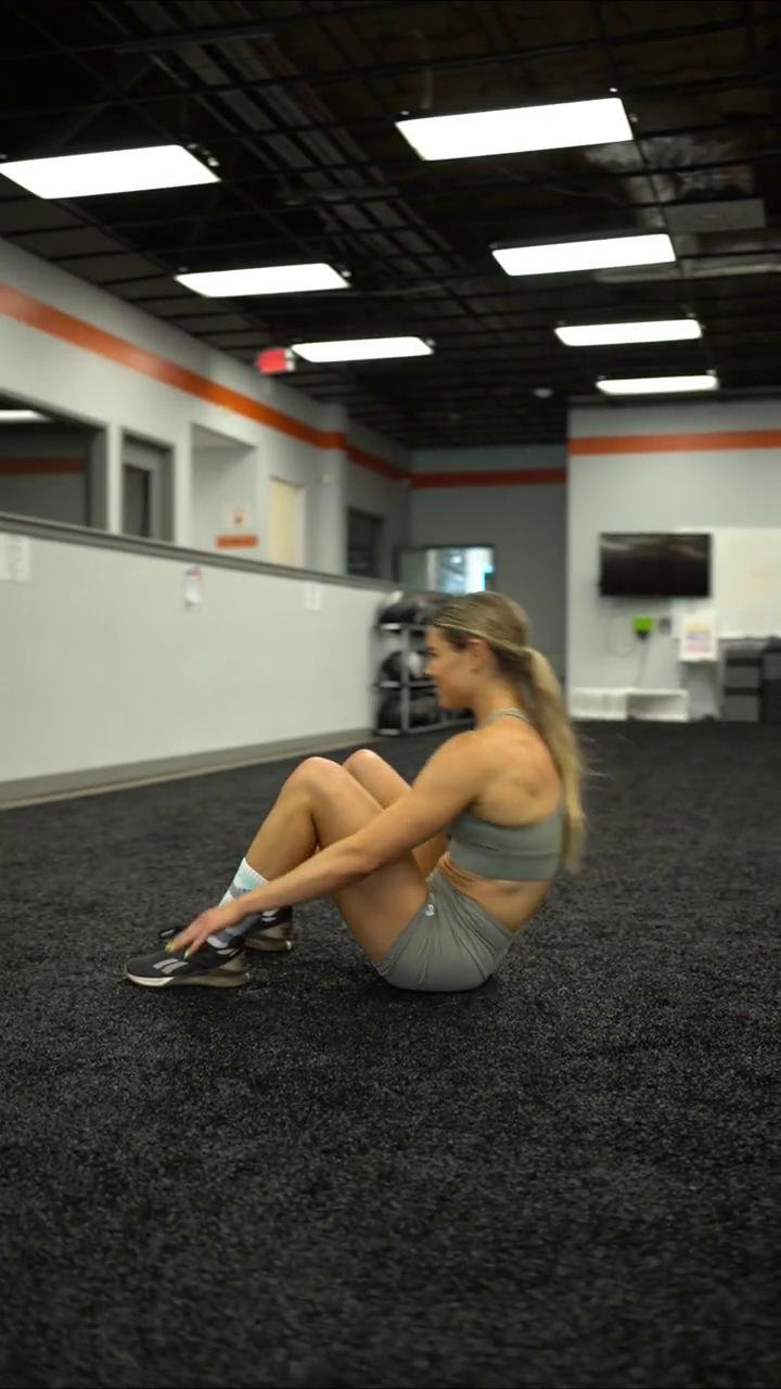 DB snatches, mountain climbers, sit-ups & jump rope!
