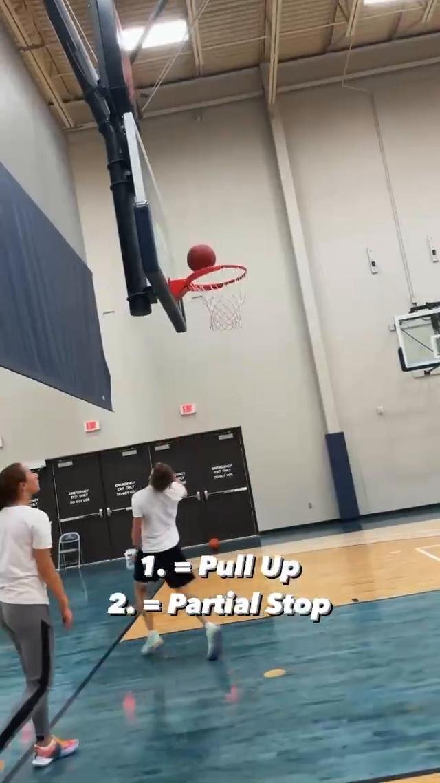 Dribble Drive - Reaction Pull-ups / Partial Stops