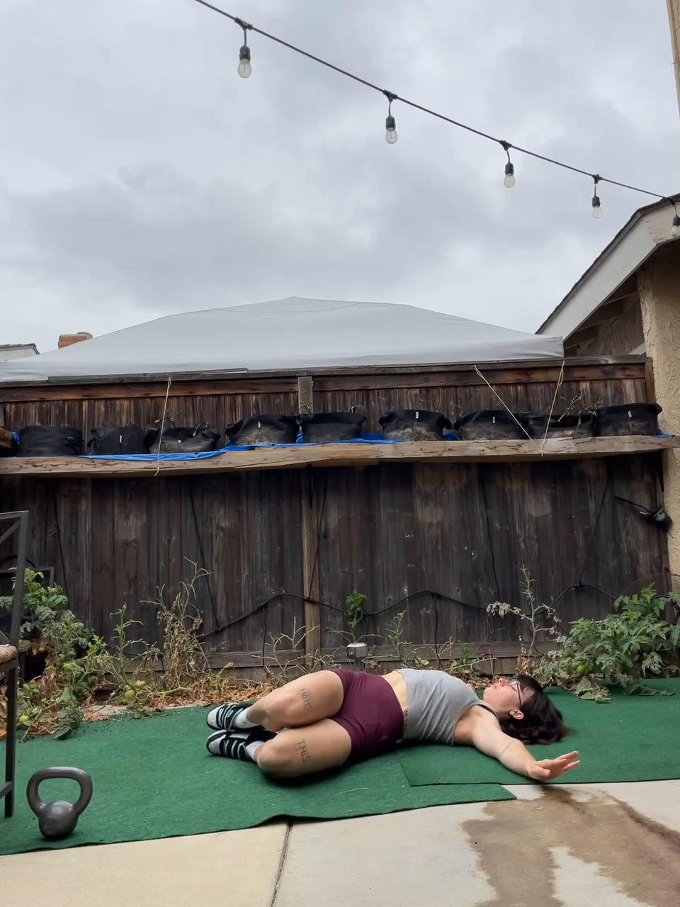Back warmup stretches