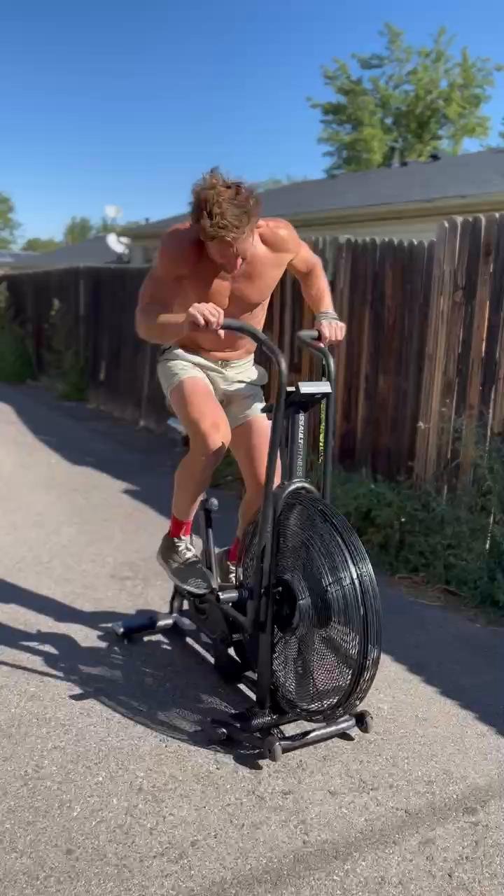 Squat Day + Fan Bike Anaerobic Conditioning!