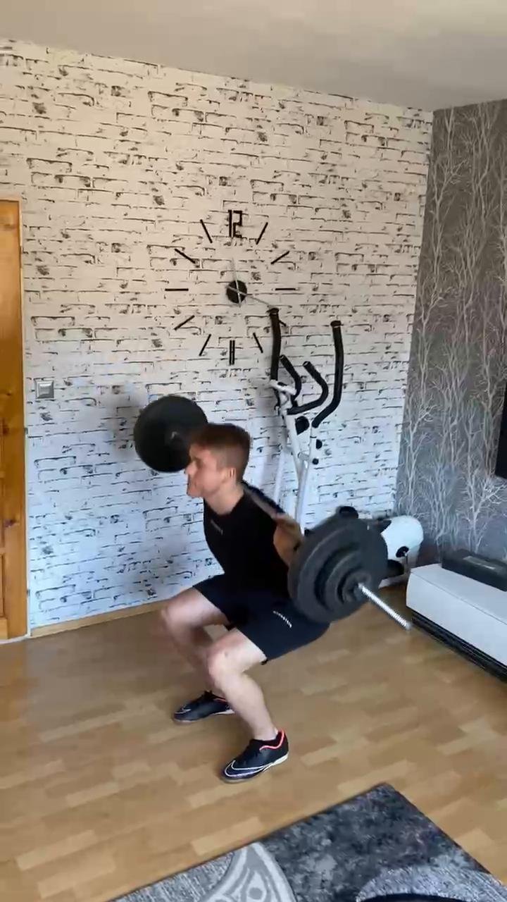 1 week - 4 day 
Leg & Shoulders - Abs