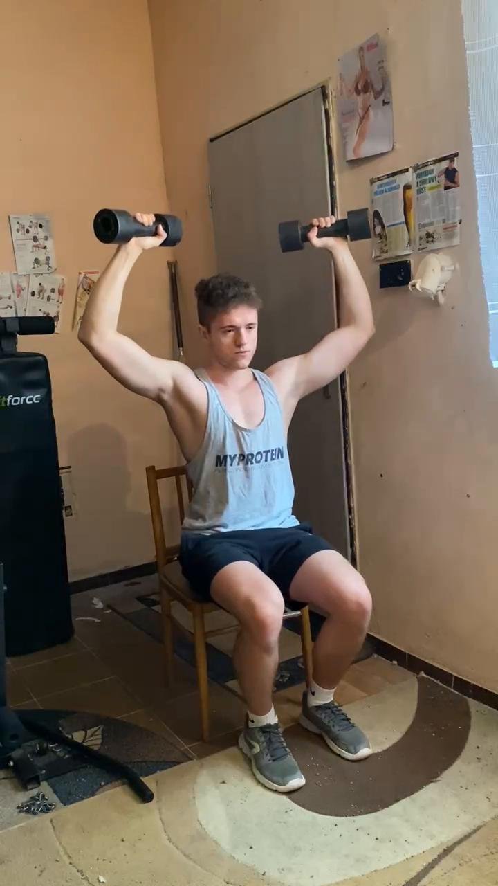 1 week - 2 day 
Chest & Shoulders & Abs