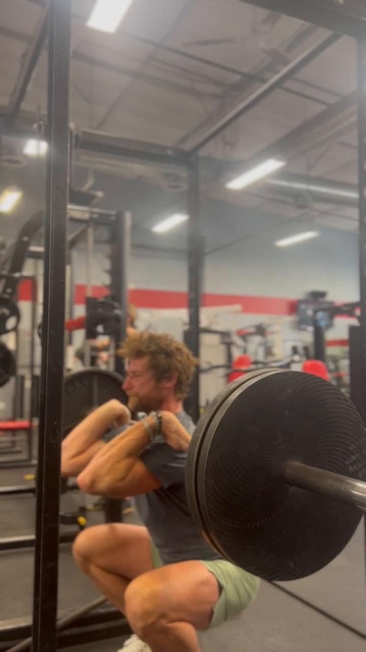 Squat Day + Fan Bike Anaerobic Conditioning!