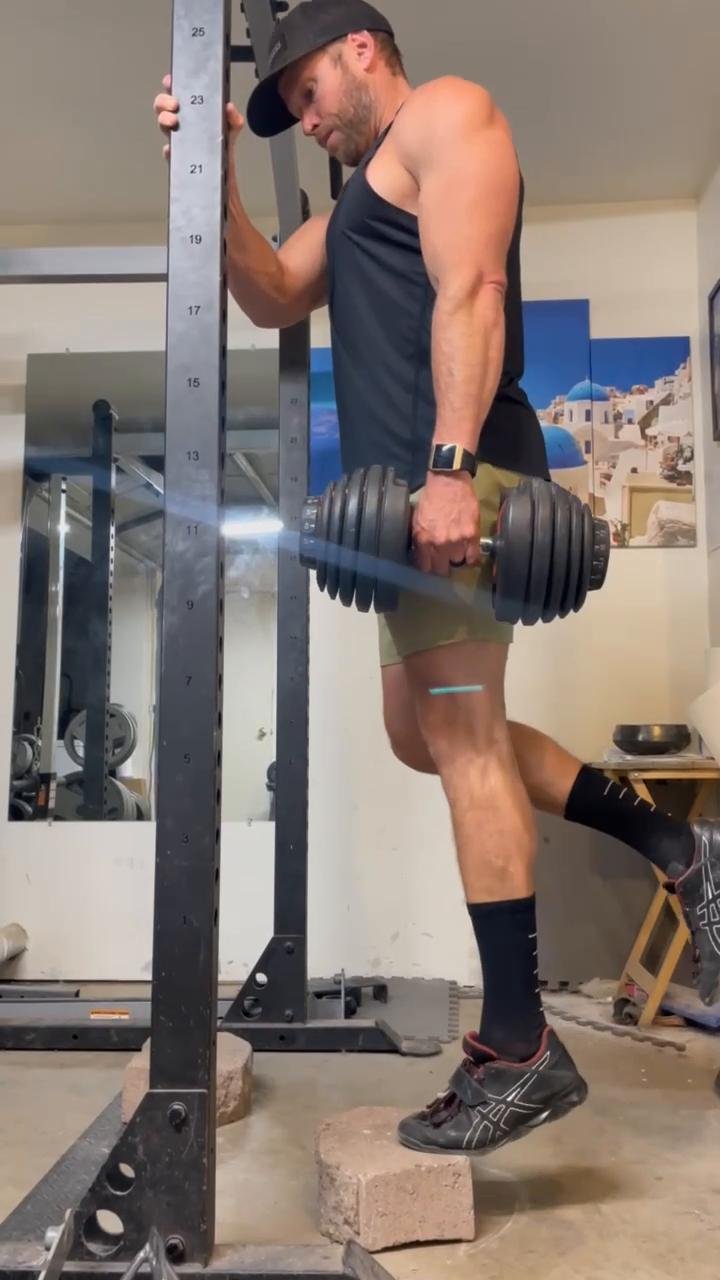 Lower body running weights
