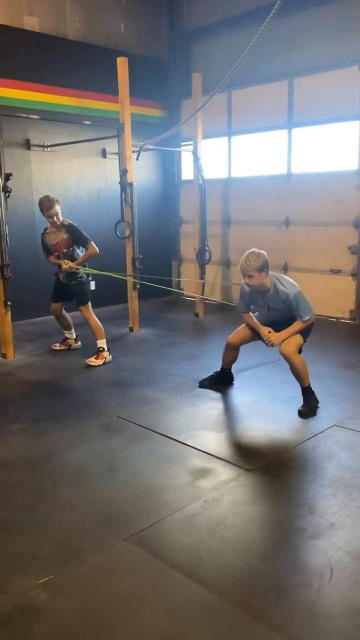 YOUTH Banded Lateral Jumps/ voiceover instructional