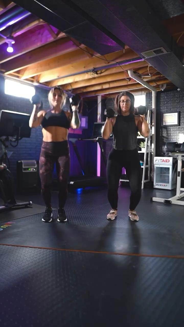 Upper body dumbbell circuit
