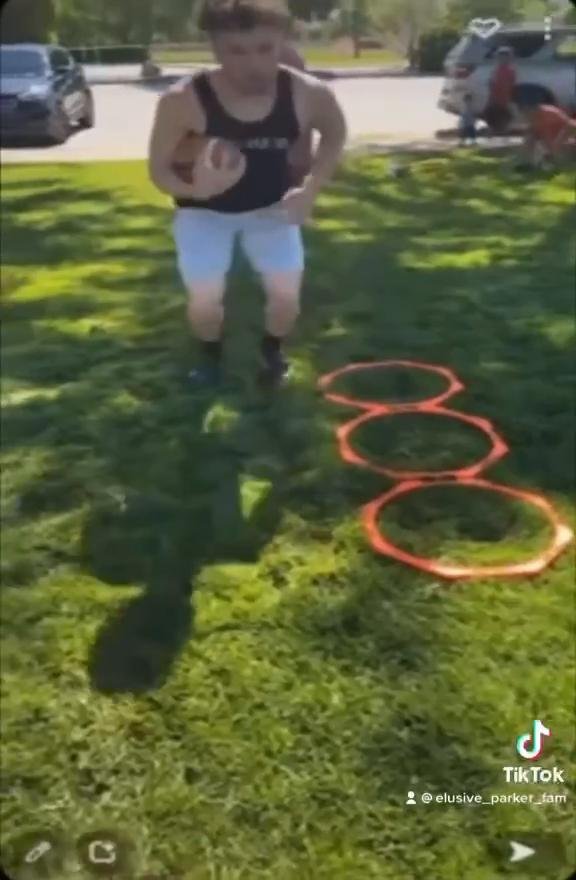 ladder drills/ Jab step