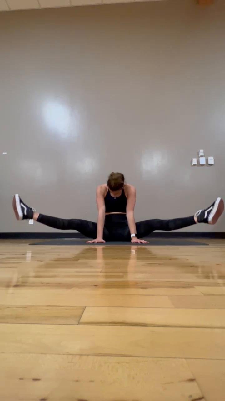 Straddle Press Handstand