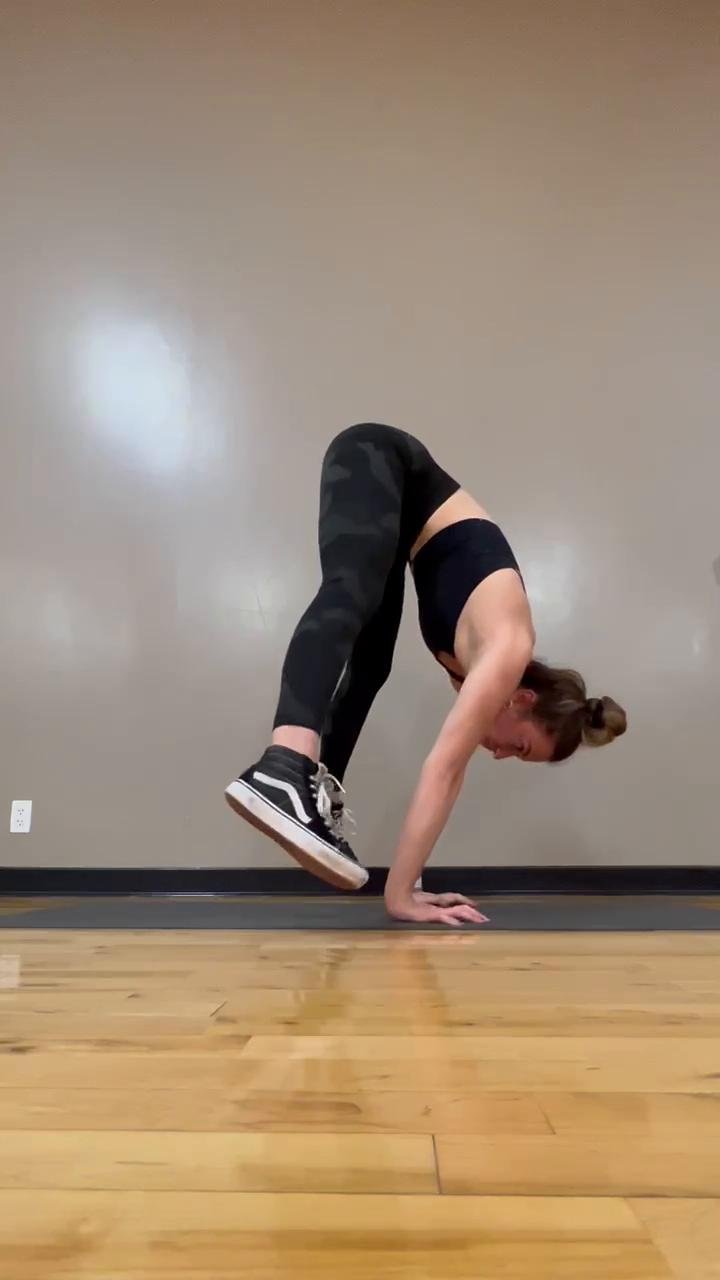 Straddle Press Handstand