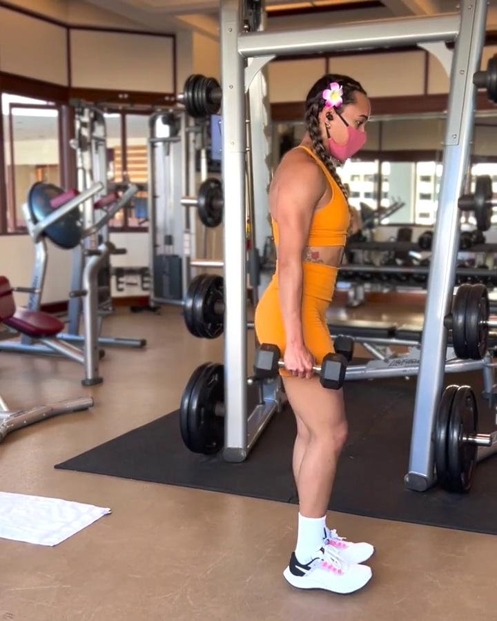 TOYA'S FULL BODY DUMBBELL HIIT [Hotel Gym]