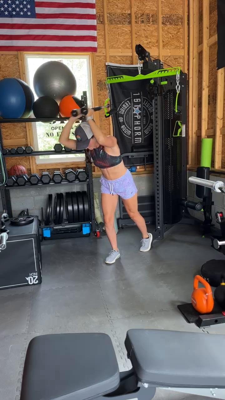 Chest triceps
Strength 1&3