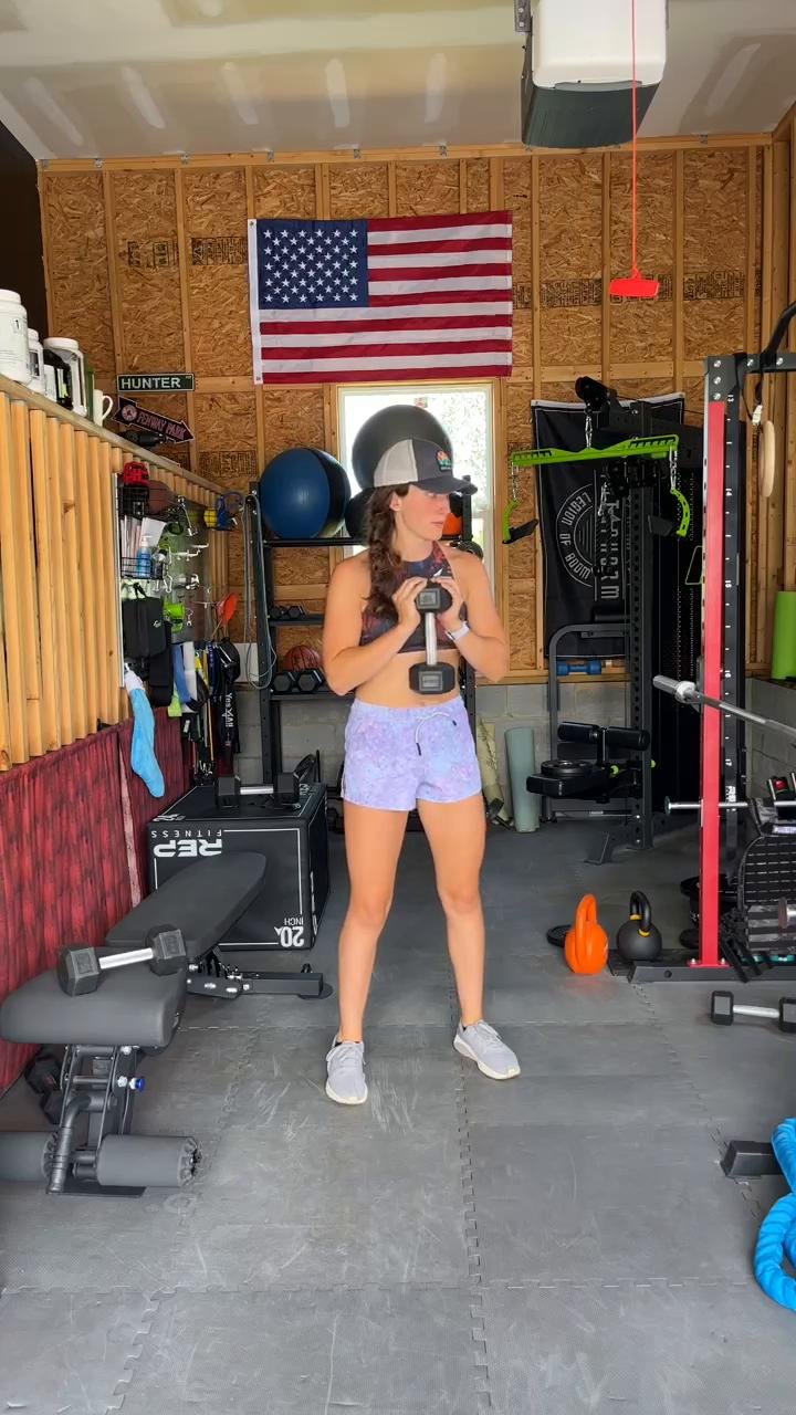 Dumbbell lower body
Week 1 & 3