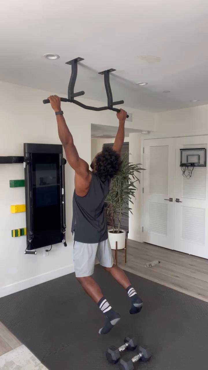 9/19/2022: Hanging core + Combo Dumbbells