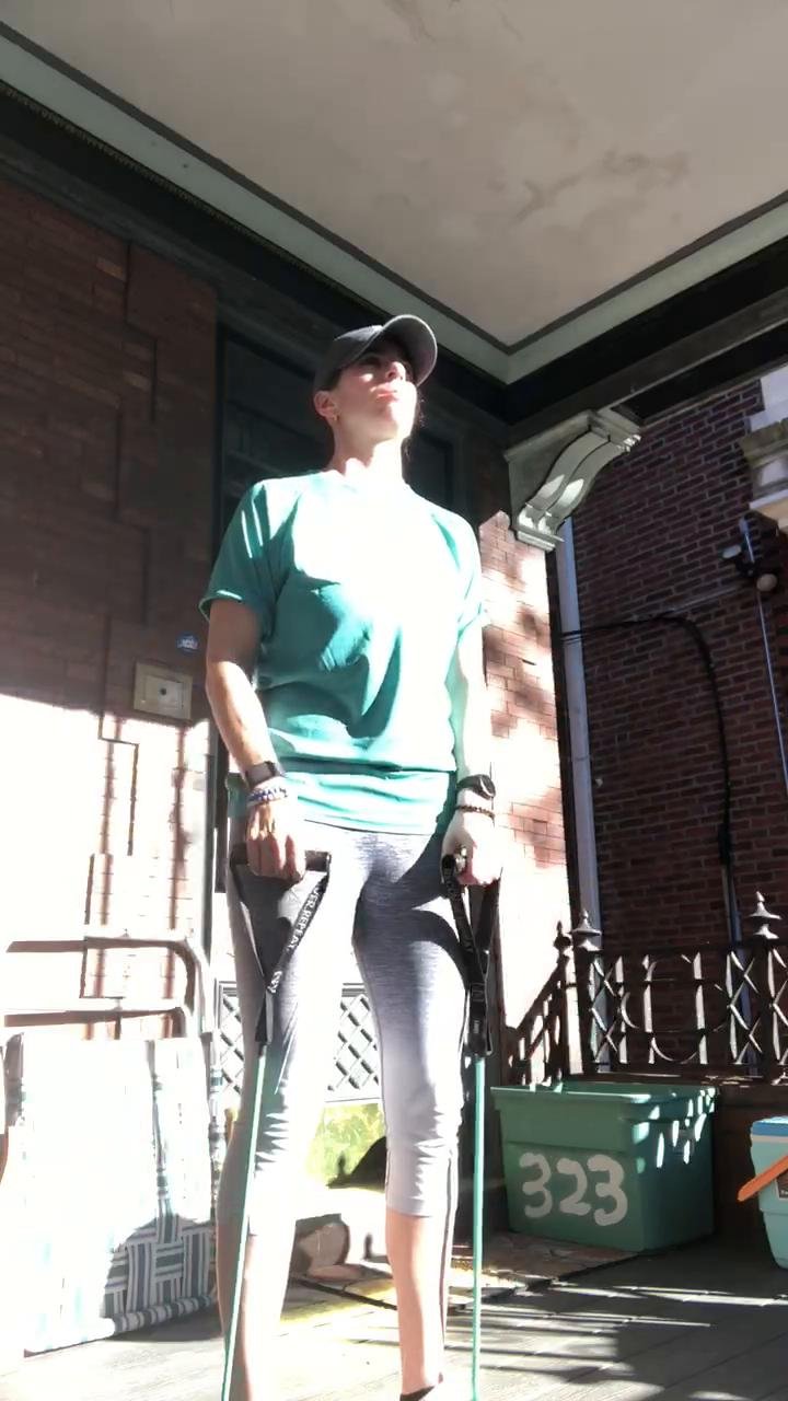 Beginner Upper body resistance band
