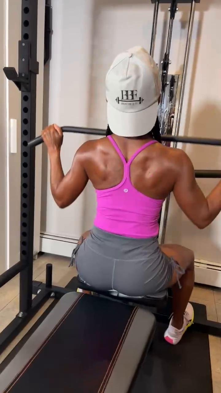 Tone back workout