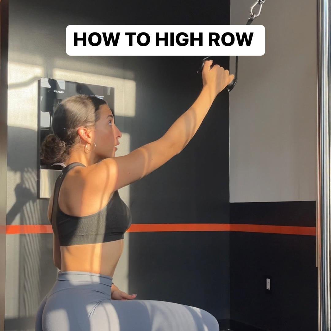 How to: High Row (cables)