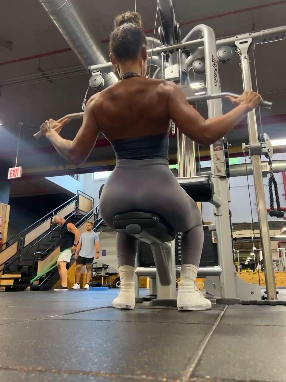 Defined Back and Triceps