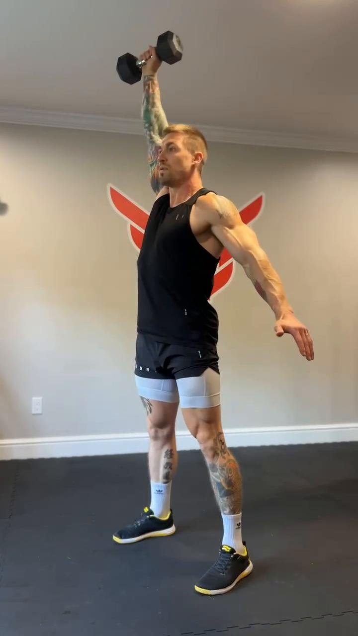 Dumbbell Workouts: Full Body (upper focus)