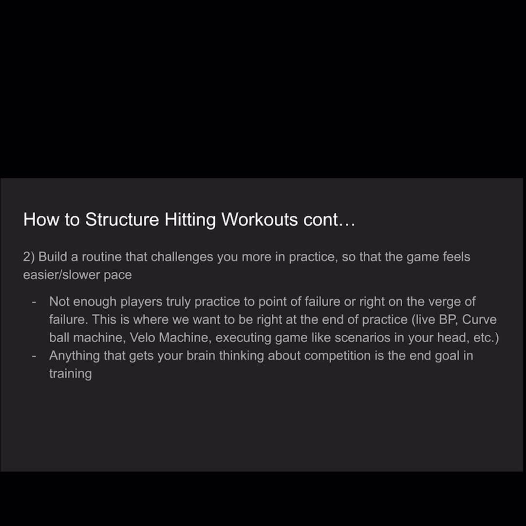 Part 2: How to structure Workouts