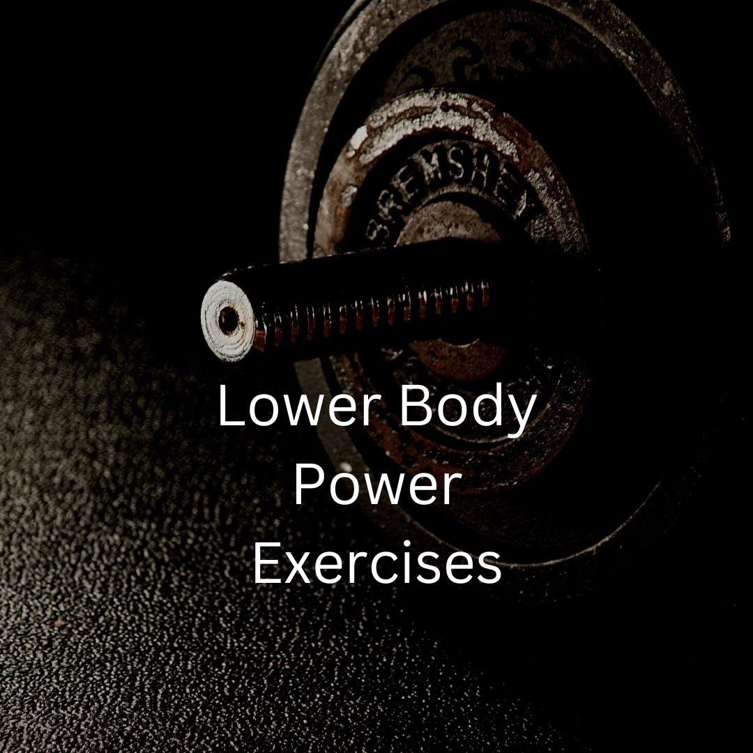 Lower Body Power Exercises