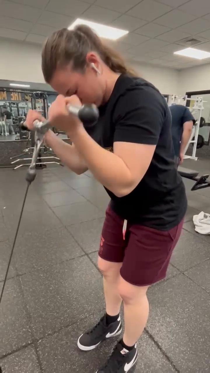 Biceps, shoulders, triceps
