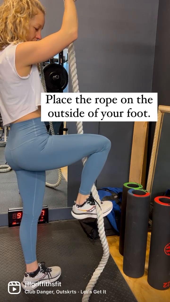 ROPE CLIMB - learn the feet