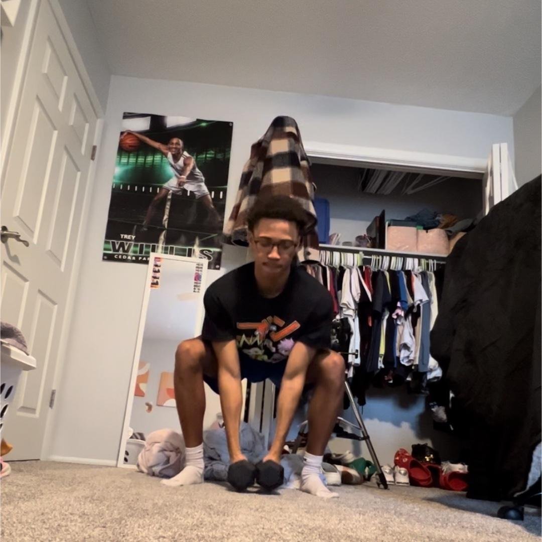 Dumbbell Press - Squat