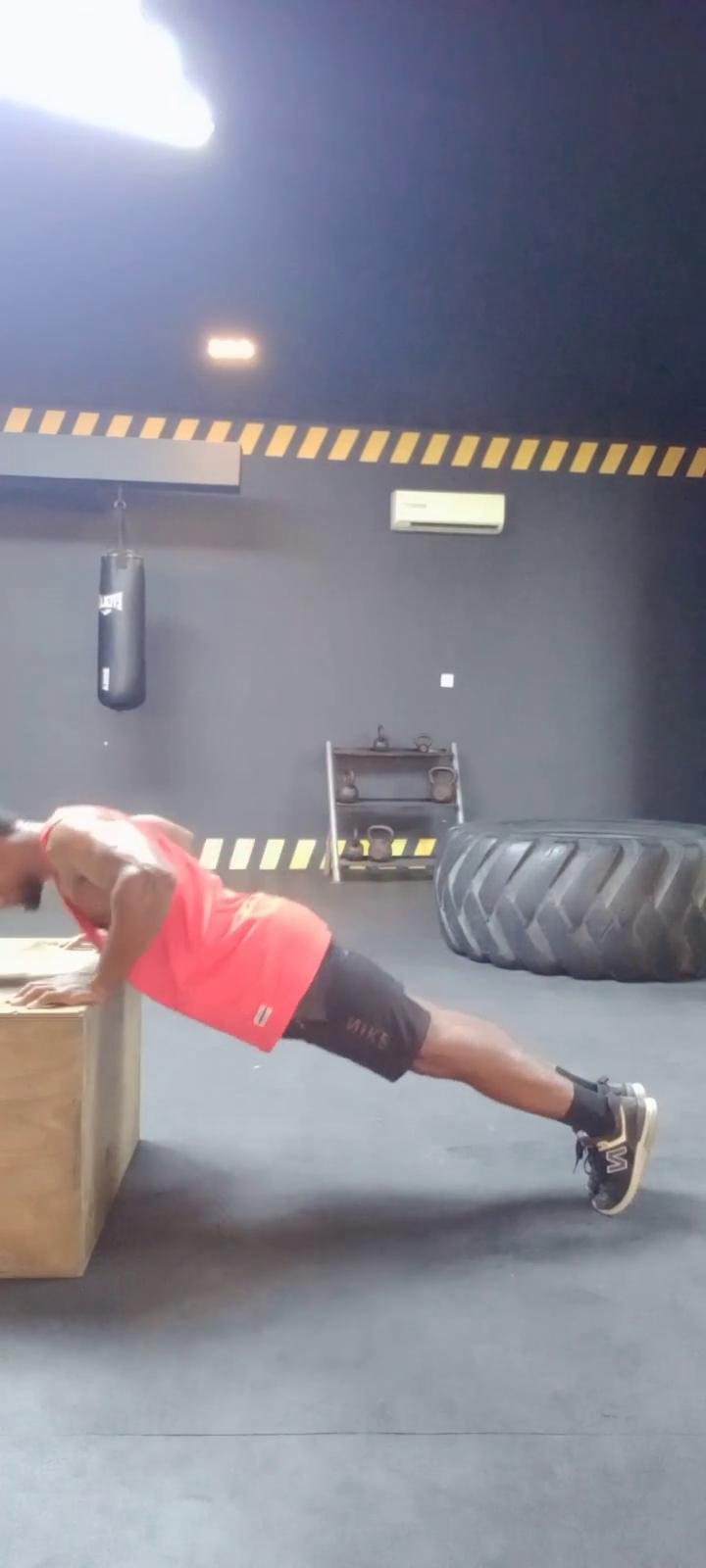 Nailing your first push-up.
