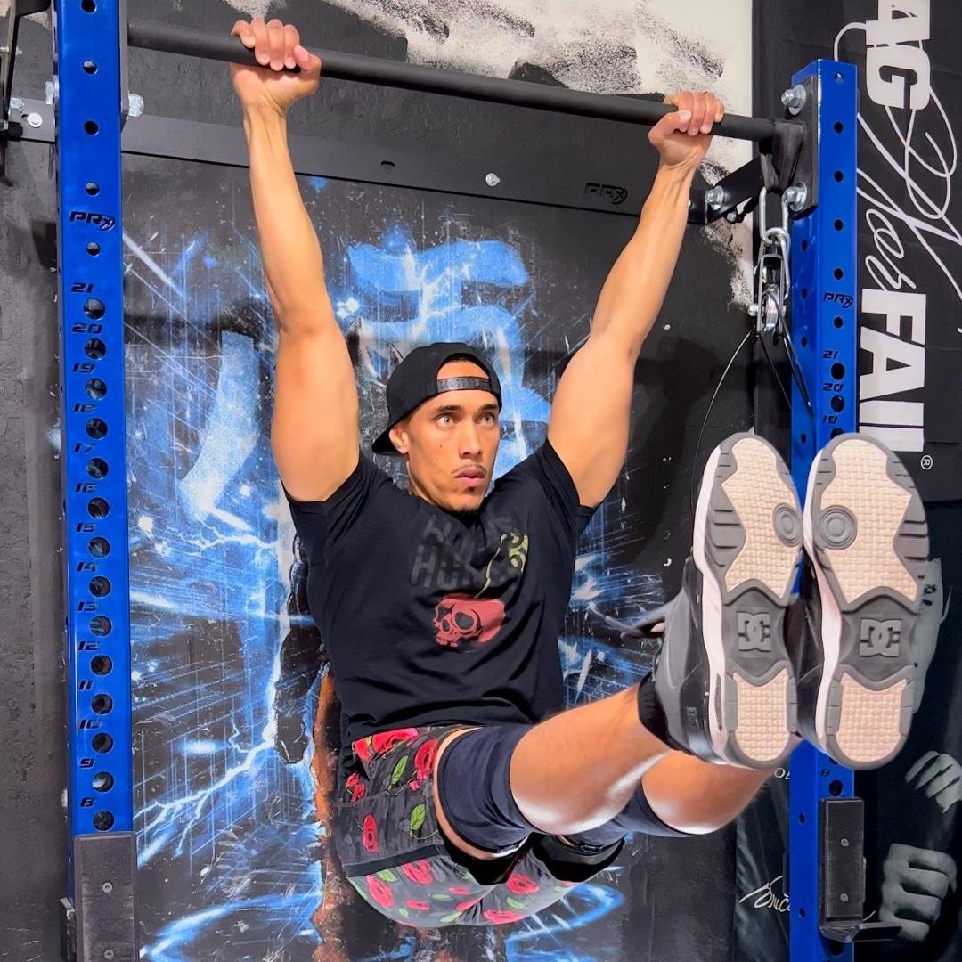 5. Hanging leg raises / knee tucks