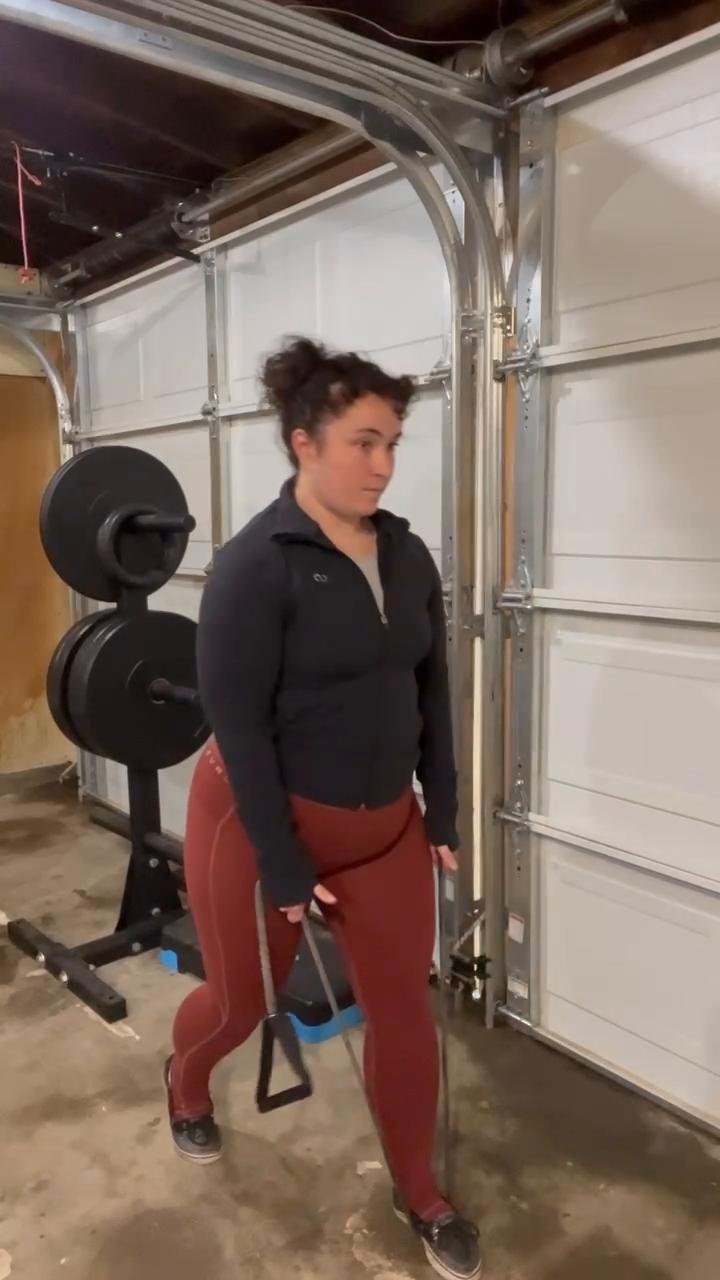 Resistance band only back