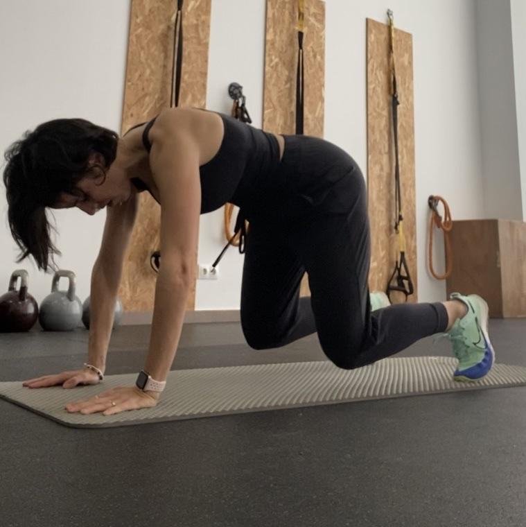 Brazos con mancuernas