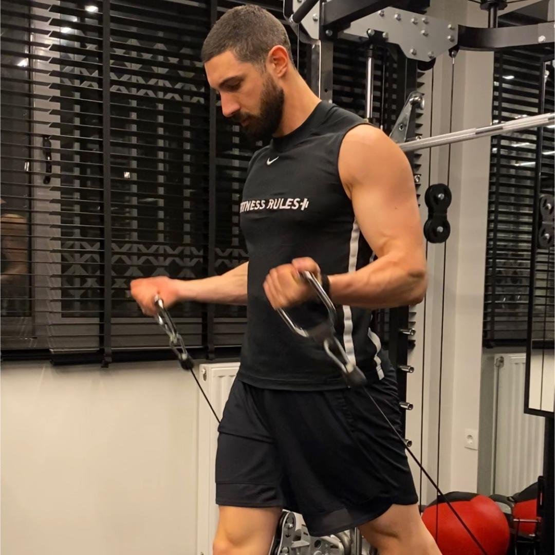 - Lats - Hams - Rear Delts - Biceps - Abs