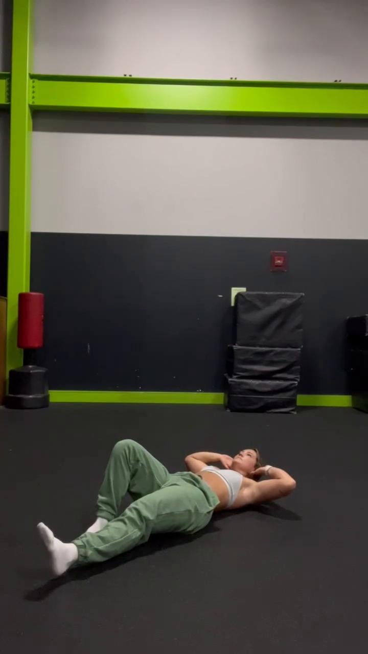 Floor stretching routine