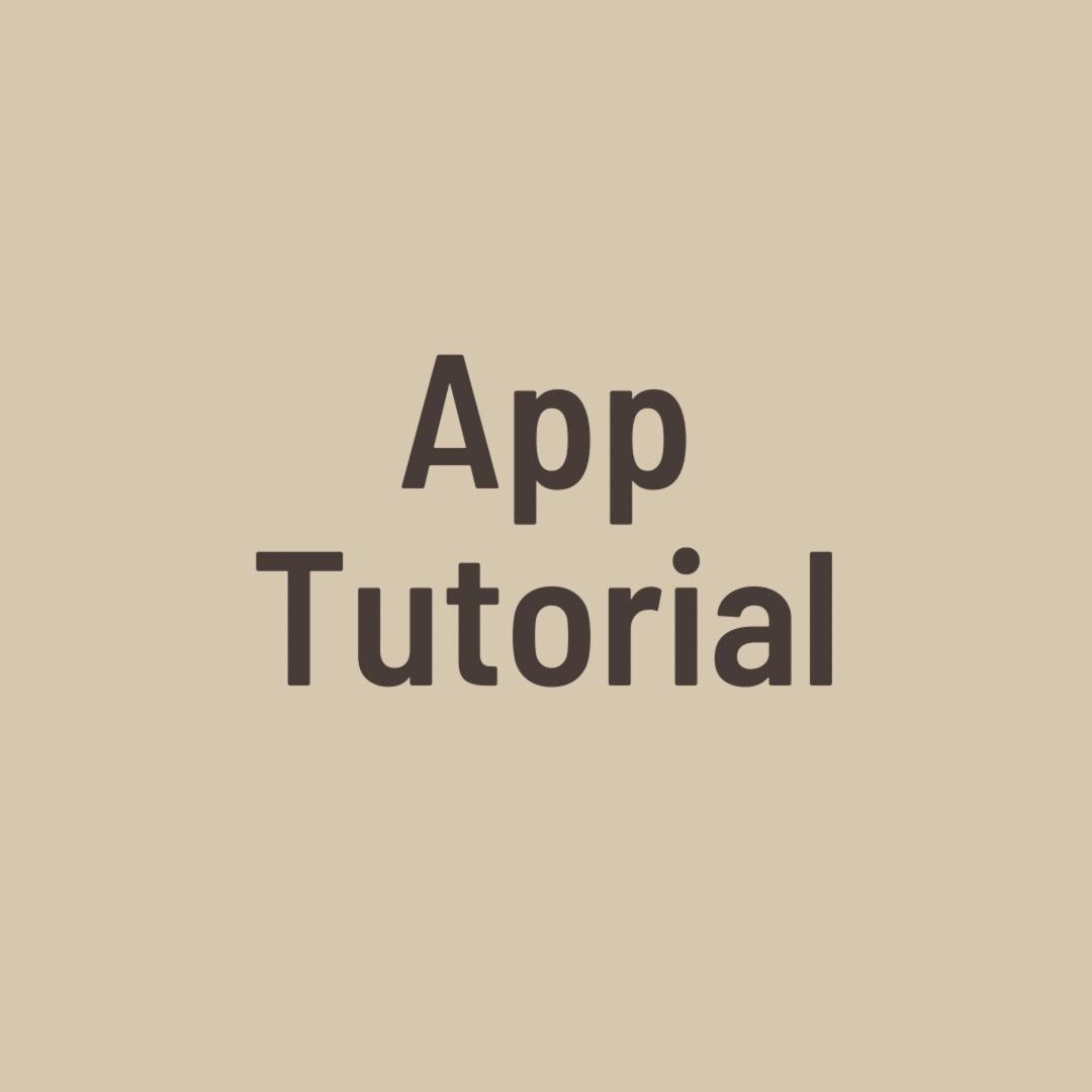 App Tutorial