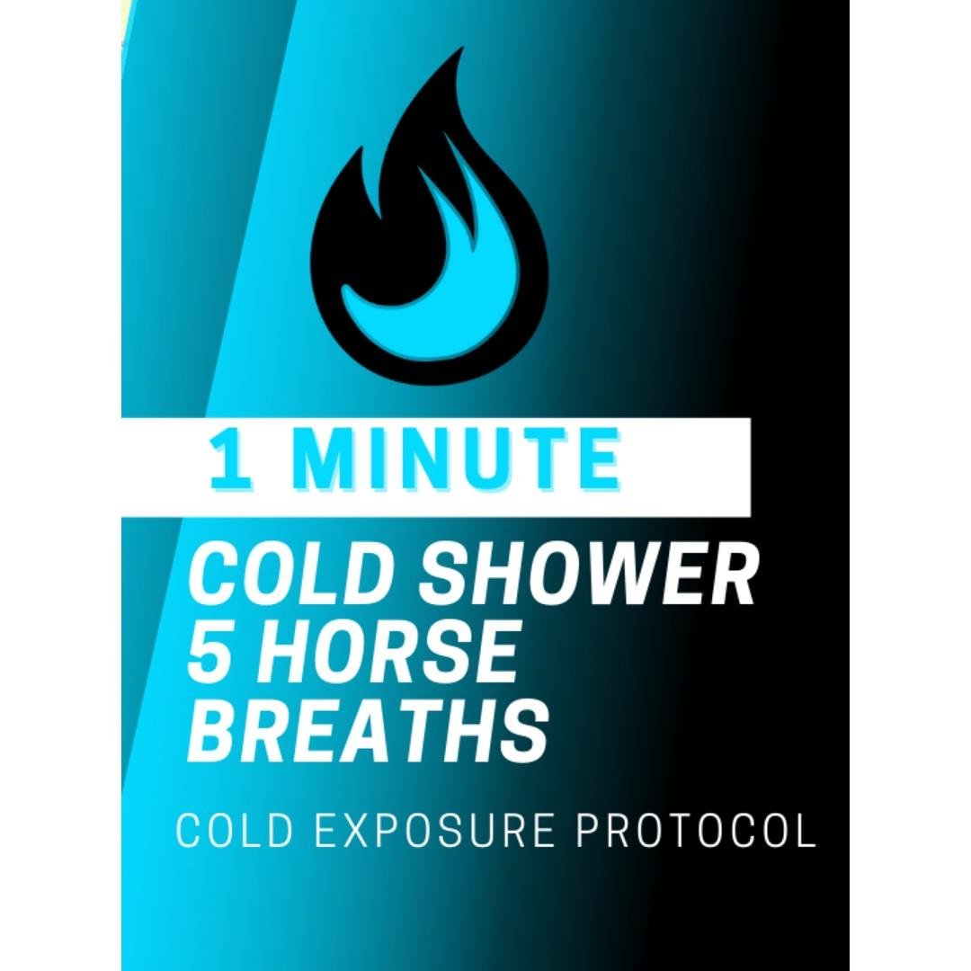 1 Minute Morning Cold Shower - 5 Horse Breaths