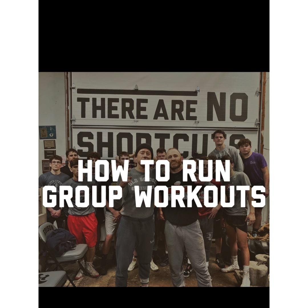 How to run large group workouts