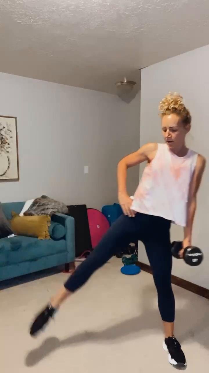 Lower body lunge burn 🦵🏼 🔥
