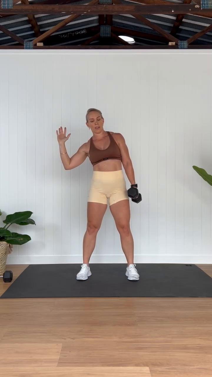 Standing Abs Circuit | Dumbbell